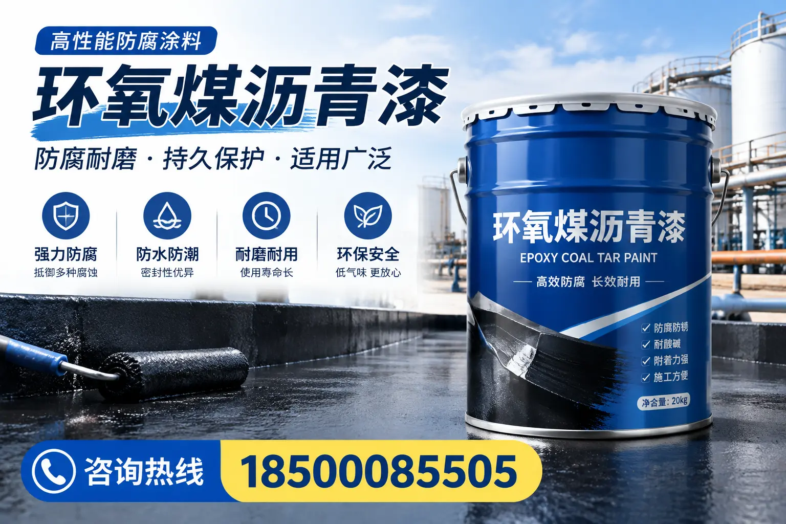 环氧煤沥青漆与传统涂料的对比,哪种更适合铁门关?